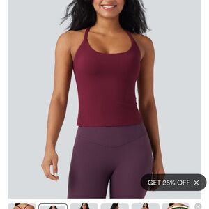 HALARA Women's Burgundy Tank Top